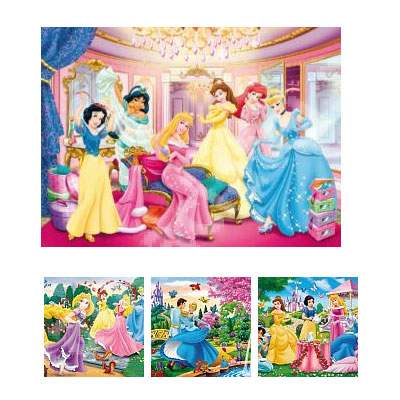 Set puzzle printese, 4 puzzle, CL07601, Clementoni