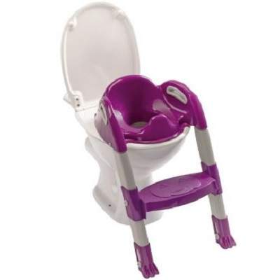 Reductor pentru toaleta cu scarita, mov, Kiddyloo, 172551, Thermobaby