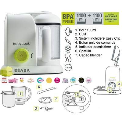 Robot BabyCook Solo Neon, B912462, Beaba