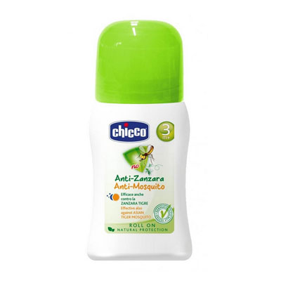 Roll On Impotriva tantarilor Zanza No +3 luni, 60 ml, 01067.10-9, Chicco