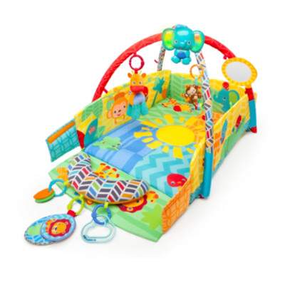 Salteluta de activitati joaca 5in1 Sunny Safari Baby's Play Place, 52157, Bright Starts