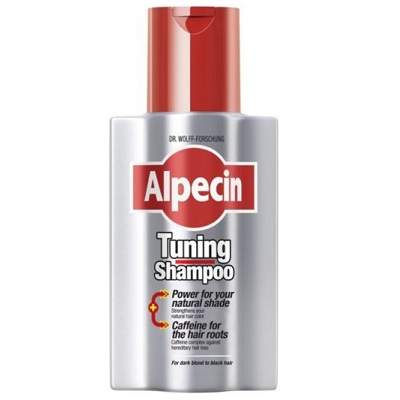 Sampon negru cu cafeina Tuning, 200 ml, Alpecin