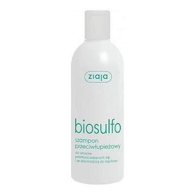 Sampon Bio cu sulf pentru par gras, 300 ml, Ziaja