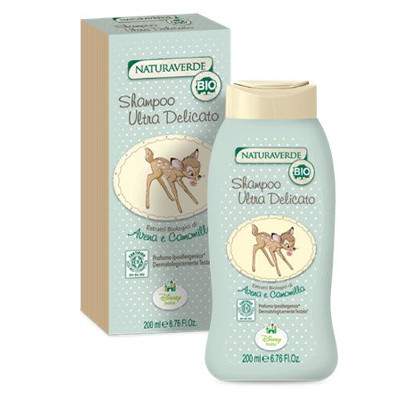 Sampon Bio delicat pentru copii Bambi, 200 ml, NaturaVerde