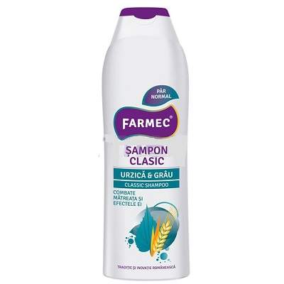 Sampon cu urzica si grau Clasic, 200ml, Farmec