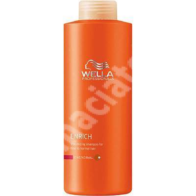 Sampon de volum pentru par cu structura fina sau normala Enrich, 1000 ml, Wella Professionals