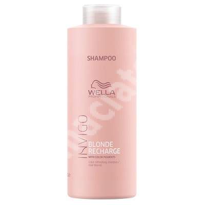 Sampon pentru par blond Invigo Invigo Blonde Recharge, 1000 ml, Wella Professionals