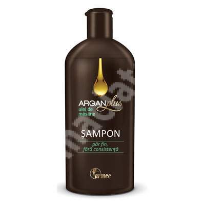 Sampon pentru par fin cu Argan plus ulei de masline, 250 ml, Farmec