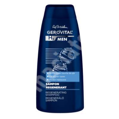 Sampon regenerant Gerovital H3 Men, 400 ml, Farmec