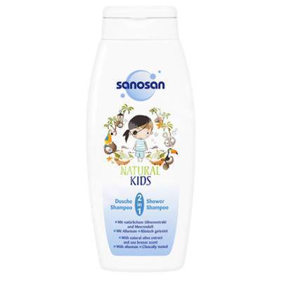 Sampon si gel de dus, pentru baieti  2 in 1, 250 ml ,Sanosan