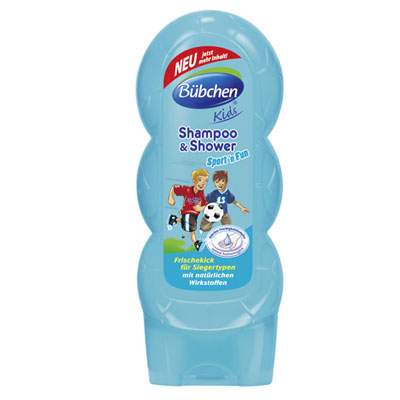 Sampon si gel de dus Sport&Fun, 230 ml, Bubchen