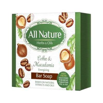 Sapun cu cafea si macadamia, 100 g, All Nature