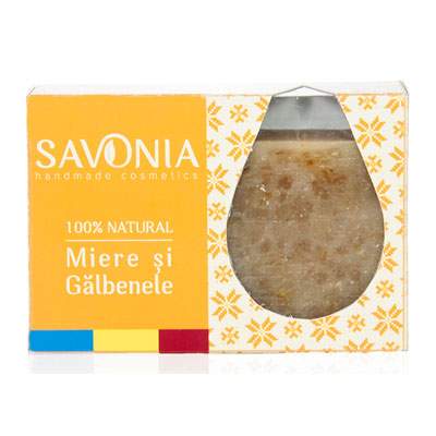 Sapun cu miere si galbenele, 90 g, Savonia