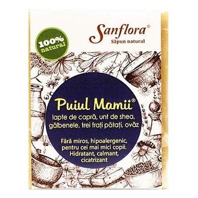 Sapun natural Puiul Mamii, 100 g, Sanflora