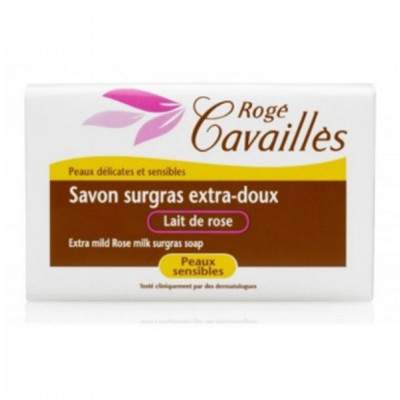 Sapun surgras extra-delicat cu lapte de trandafir piele sensibila, 250 g, Roge Cavailles