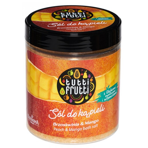 Sare de baie Piersic si Mango Tutti Frutti, 600 g, Farmona