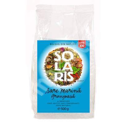 Sare marina grunjoasa, 500 g, Solaris