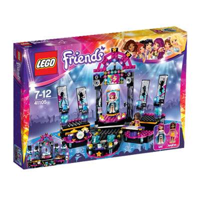 Scena de spectacol a vedetei pop Friends, 7-12 ani, L41105, Lego