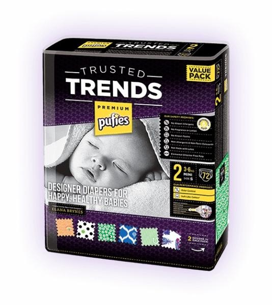 Scutece nr.2 Pufies Trends Mini, 3-6 Kg, 72 buc, Ficosota Sintez