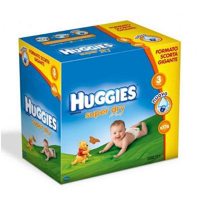 Scutece - Super Dry, nr. 3, 4-9 kg, 176 bucati, Huggies