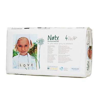 Scutece nr. 4 Eco Maxi, 7-18 kg, 46 bucati, Naty