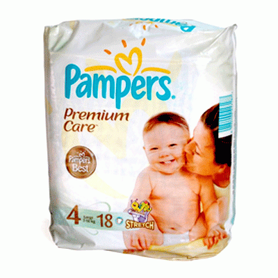 Scutece nr. 4 Premium Care, 7-18 kg, 18 bucati, Pampers