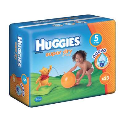 Scutece, nr.5, Super Dry, 11-19 kg, 23 bucati, Huggies