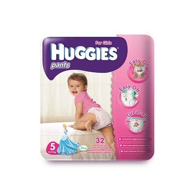 Scutece Pants - Girl, Jumbo nr 5, 13-17 kg, 32 bucati, Huggies