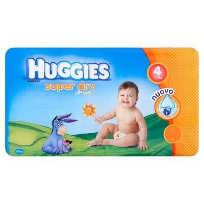 Scutece - Super Dry, Nr.4, 7-14 Kg, 50 buc, Huggies