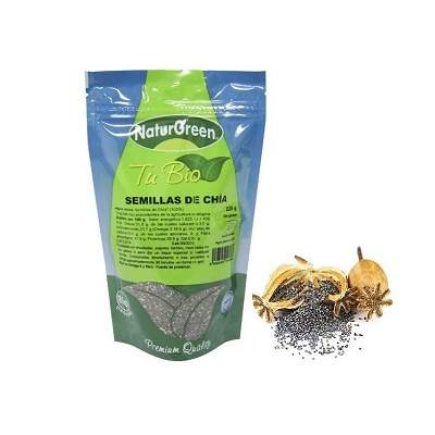 Seminte de chia, 225 g, Naturgreen