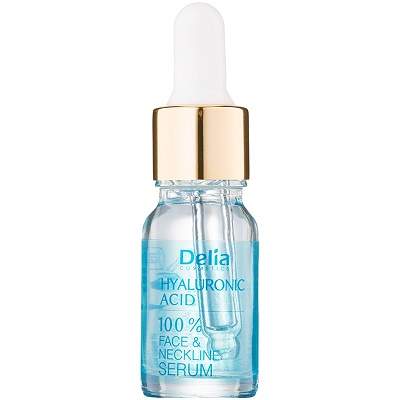 Ser Acid Hyaluronic pentru fata si decolteu, 10ml, Delia Cosmetics