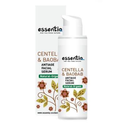 Ser facial anti-imbatranire Centella si Baobab, 30 ml, Essentiq