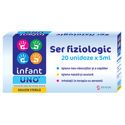 Ser fiziologic, 20 monodoze x 5 ml, Infant Uno