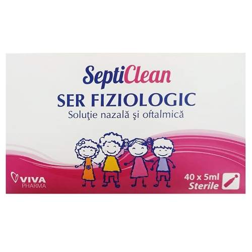 Ser fiziologic, 40x5 ml, Septiclean