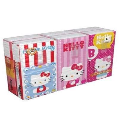 Servetele batiste uscate Hello Kitty, 6pch