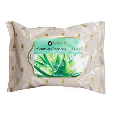 Servetele demachiante cu extract de Aloe Vera, 30 bucati, Skinlite