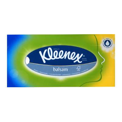 Servetele faciale cu Balsam, 80 servetele, Kleenex 