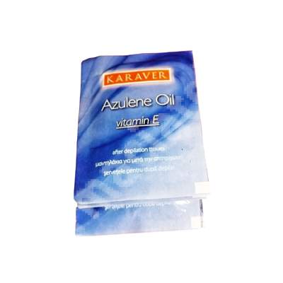 Servetele umede Azulene Oil cu Vitamina E, 5 bucati, Karaver