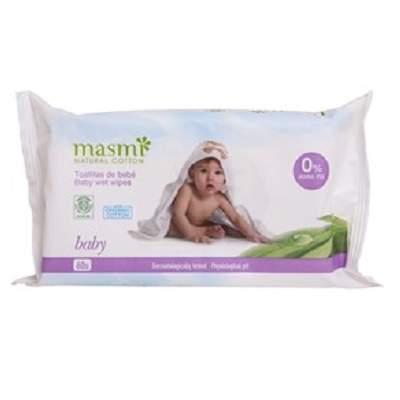 Servetele umede bumbac organic, 60buc, Masmi