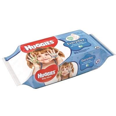 Servetele umede pentru copii Everyday, 56 bucati, Huggies