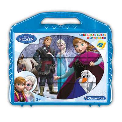 Set 12 cuburi Frozen, CL41410, Clementoni