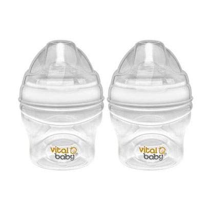 Set 2 biberoane anticolici Breast-like, +0 luni, 2x150 ml, 442521, Vital Baby