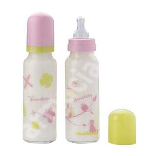 Set 2 biberoane sticla, 2x250 ml, THE1858.10, Thermobaby