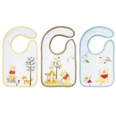 Set de 3 bavete, Winnie the Pooh, +0 luni, 101626, BabyCalin