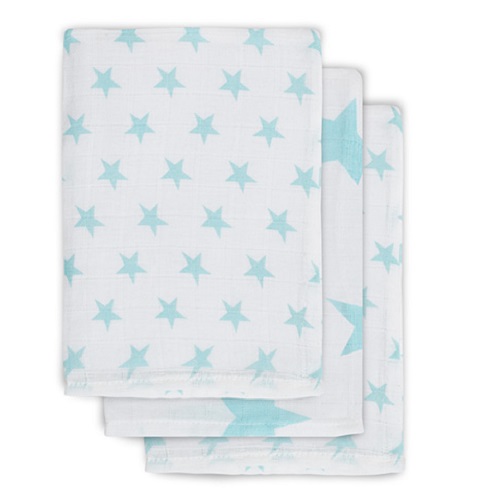 Set 3 scutece refolosibile Little Stars Jade, 15 x 21 cm, Jollein