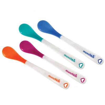 Set 4 lingurite cu sensor de temperatura, Munchkin