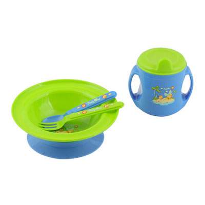 Set castron cu pahar si tacamuri, 245, Babyono