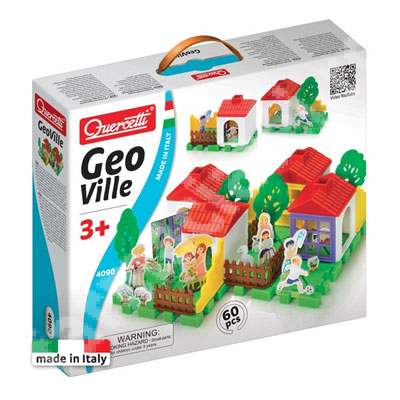 Set constructie, Geoville, +3 ani, Q4090, Quercetti