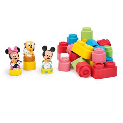 Set cuburi si figurine moi, Disney Clemmy Baby, +6 luni, CL14831, Clementoni