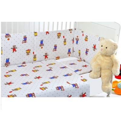 Set lenjerie pentru patut, Martinel, 60x120 cm, Bebedeco